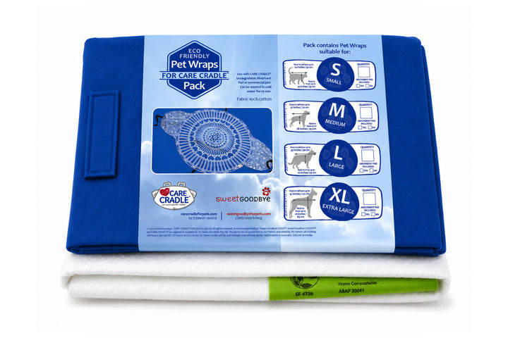 Pet Wraps with Absorbent Pad - Single